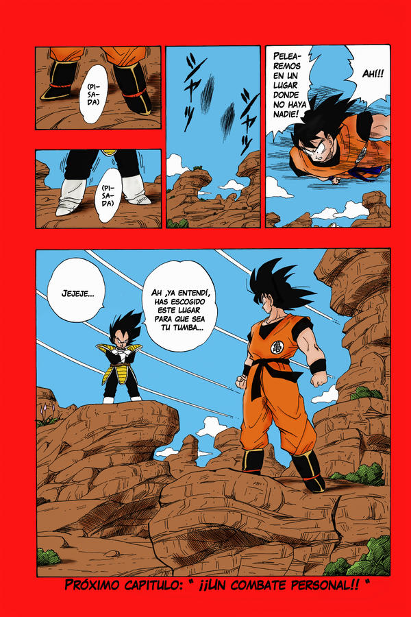 Goku vs Vegeta color simple by Ezioanime on DeviantArt