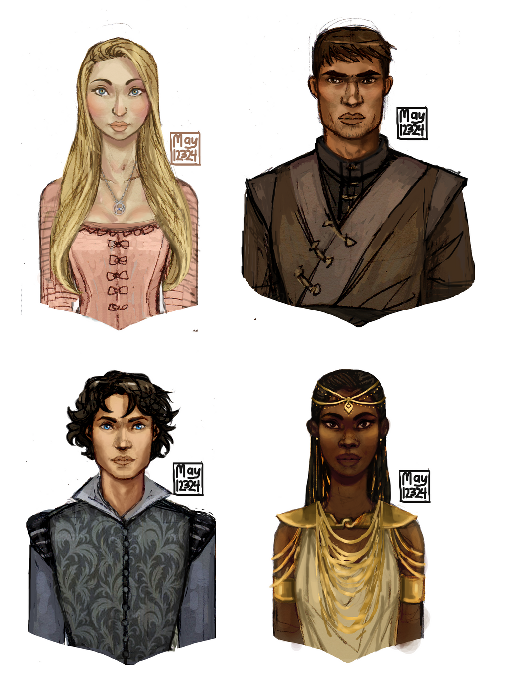Throne of glass portraits by may12324 on DeviantArt