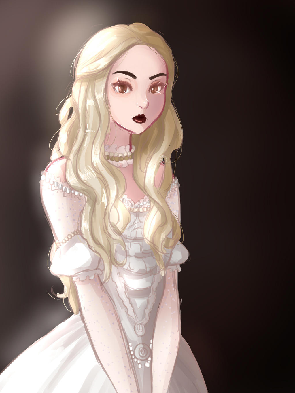 Alice in Wonderland White Queen by Hichiyan on DeviantArt