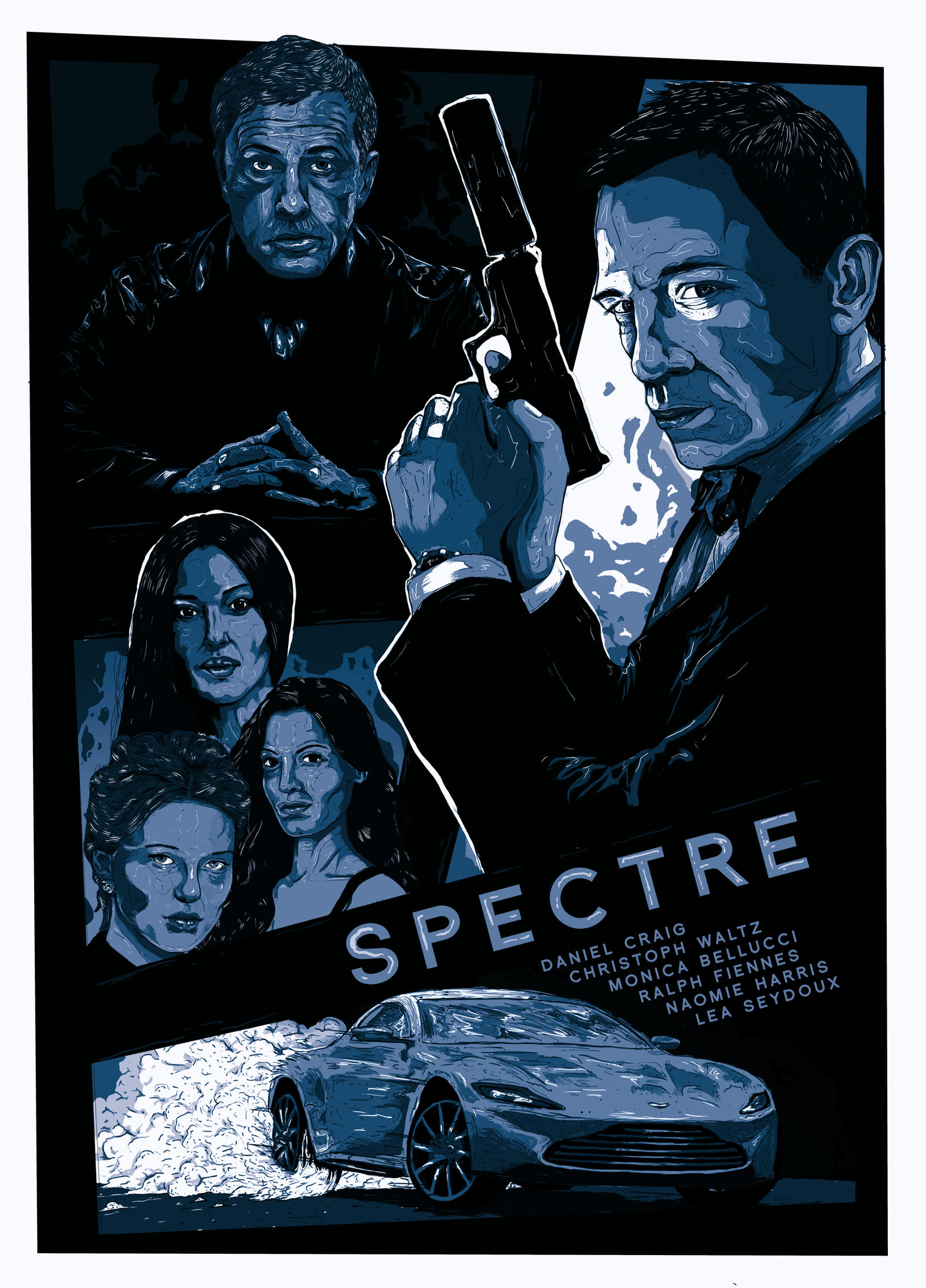James Bond - Spectre - Alternative Film Poster Art by tmBurt on DeviantArt