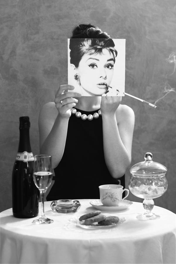 If I were Audrey Hepburn by akrialex on DeviantArt