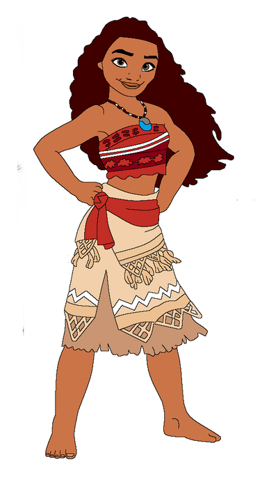 Moana hawaii disney princess in 2D by sollamagga on DeviantArt