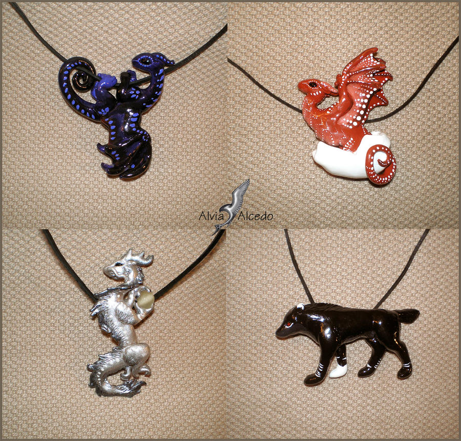 Fantasy necklaces set 5 by AlviaAlcedo on DeviantArt