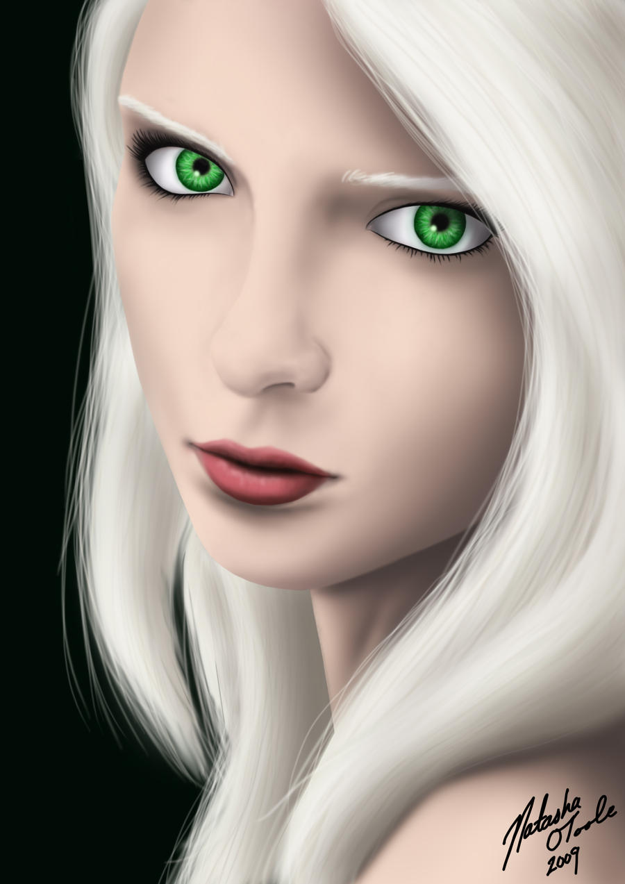 White Haired Girl By TashOToole On DeviantArt