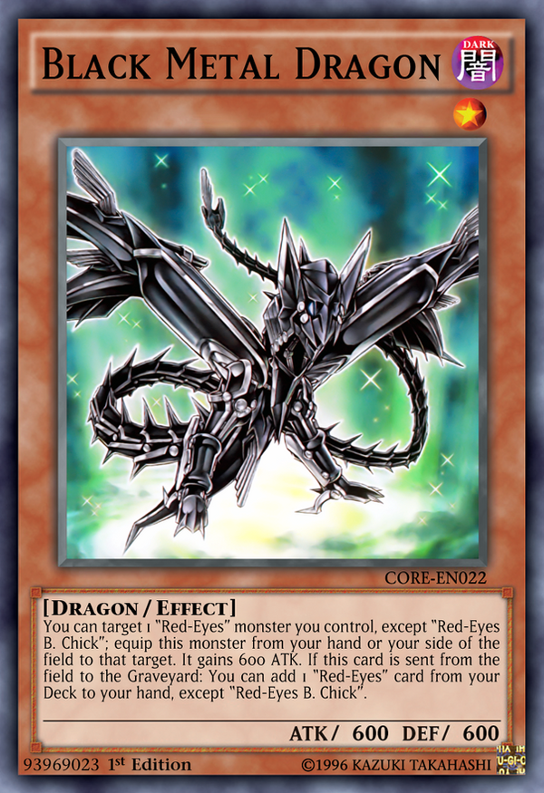 black metal dragon