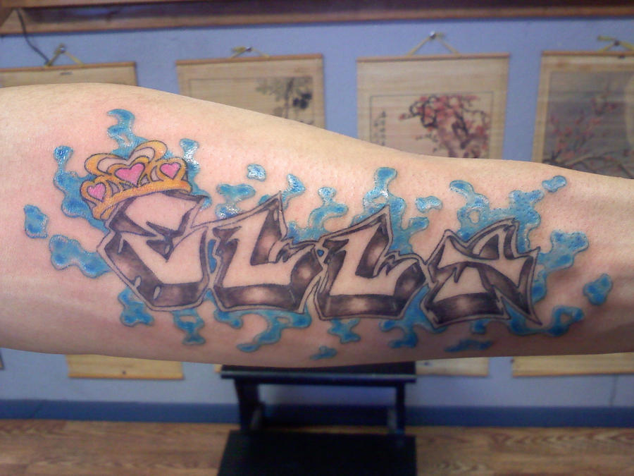 Daughter s Name Tattoo by welcometoreality on DeviantArt