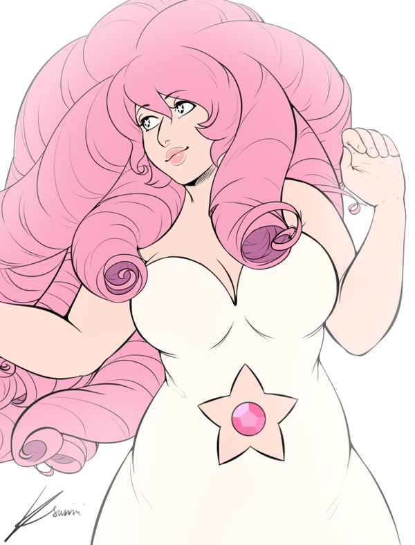 As promised, Rose Quartz is here! but omfg those hair r a pain