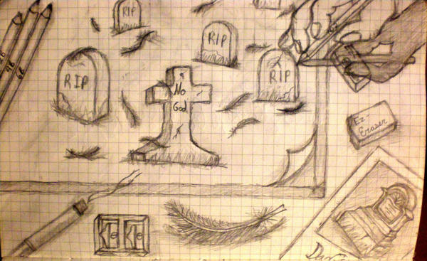 How To Draw A Graveyard by Dartedrose on DeviantArt