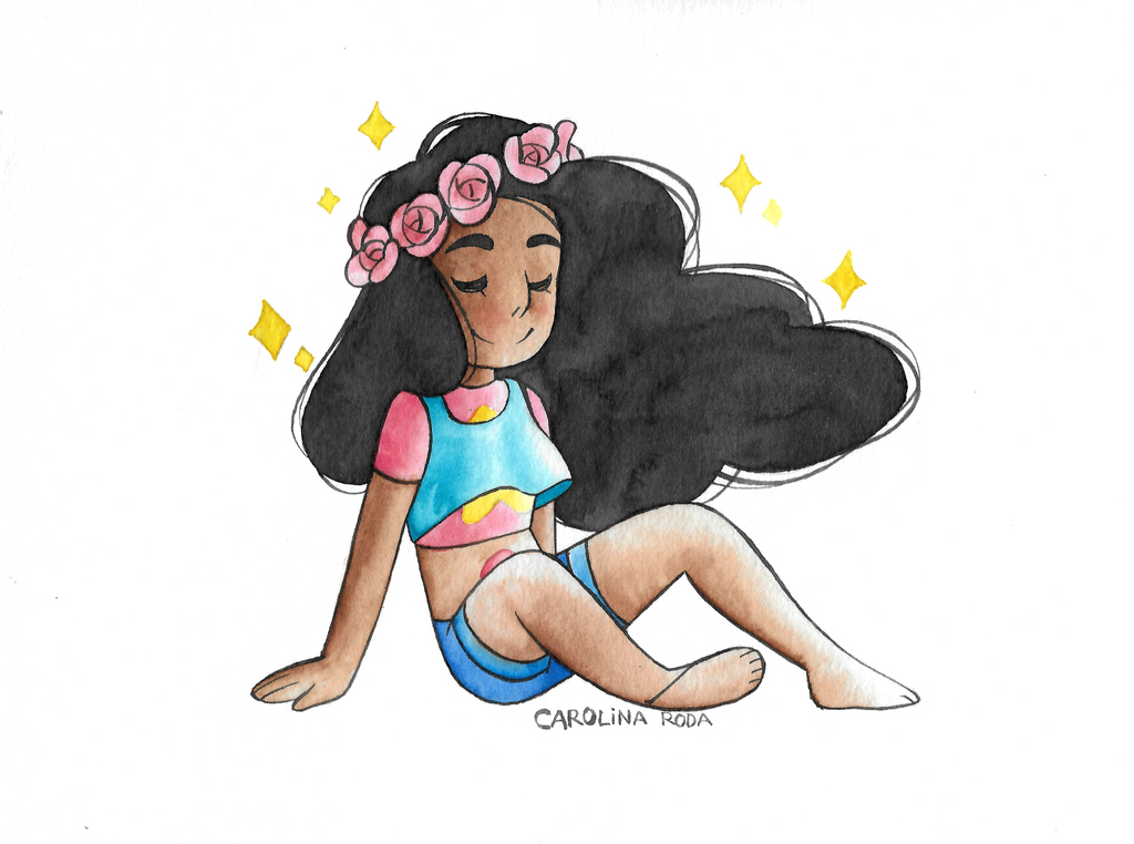 Well, I did this painting and I was super exited to post it because I didn't post any SU watercolor in a loooooooong time, but I messed it up, and I'm posting it anyway because I loove it, and mayb...
