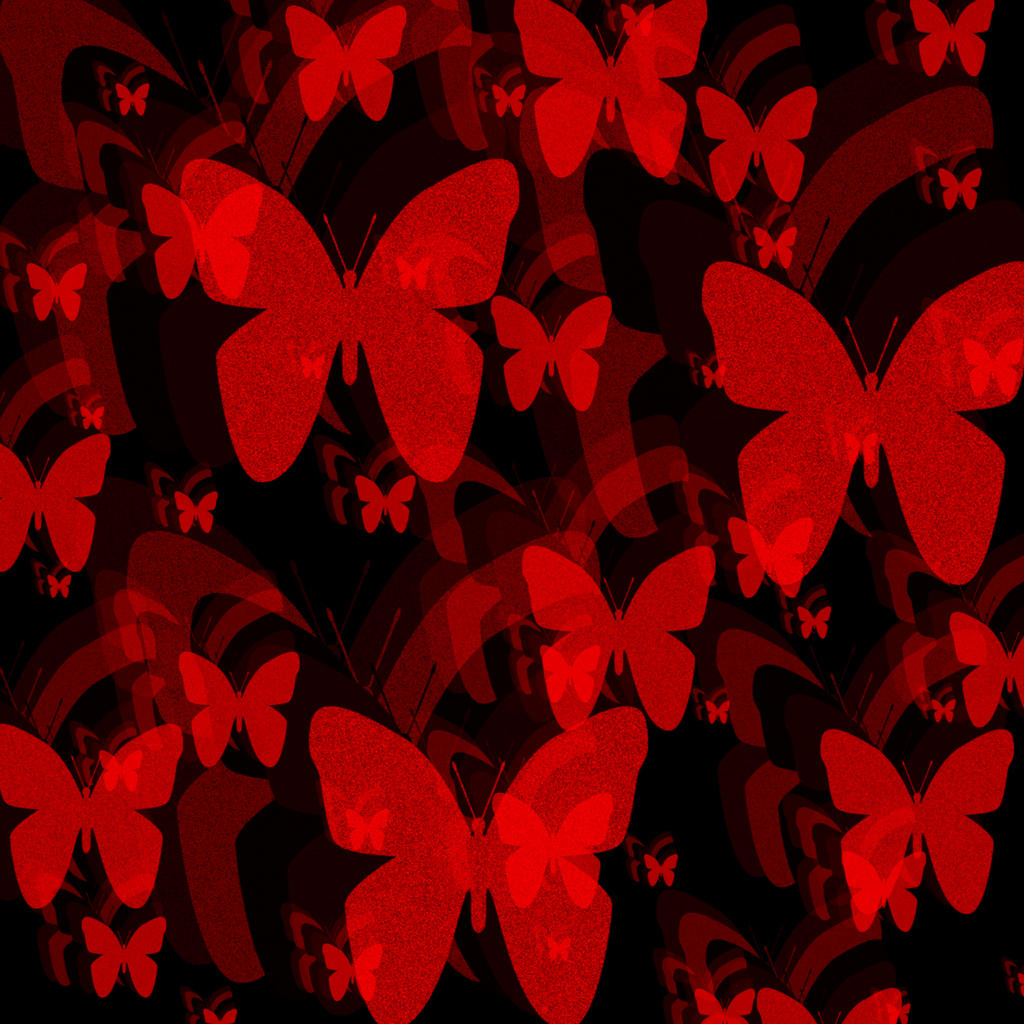 Red Butterflies on Black by Bavia on DeviantArt