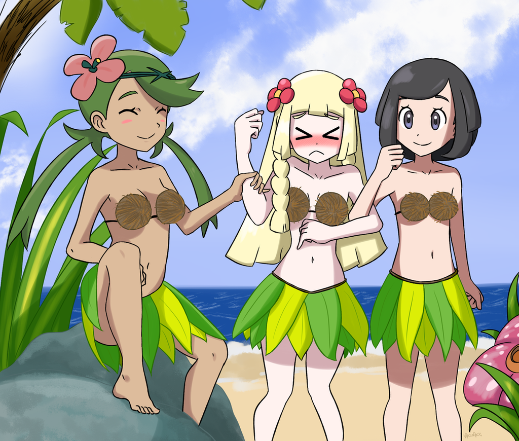 Lana, Mallow, and Lillie Render by AshleyTheSkitty on 