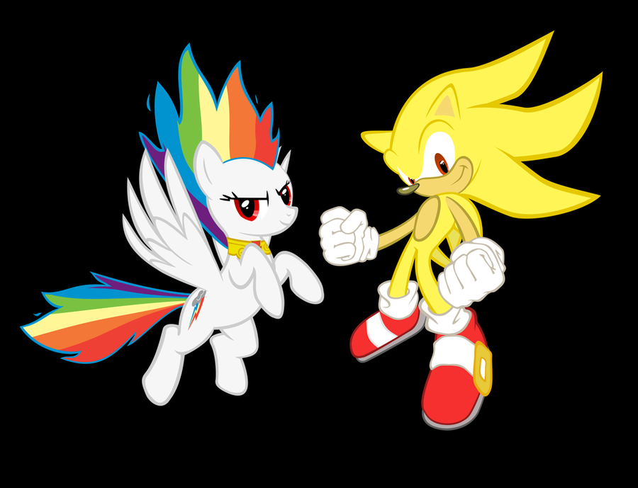 Super Forms Sonic Lilac And Rainbow Dash