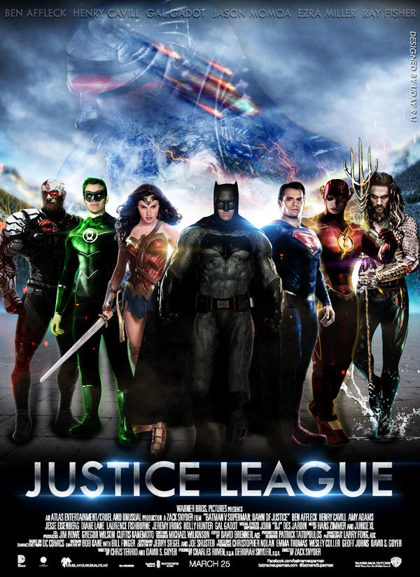 Justice League Movie Poster fanart. by iamuday on DeviantArt