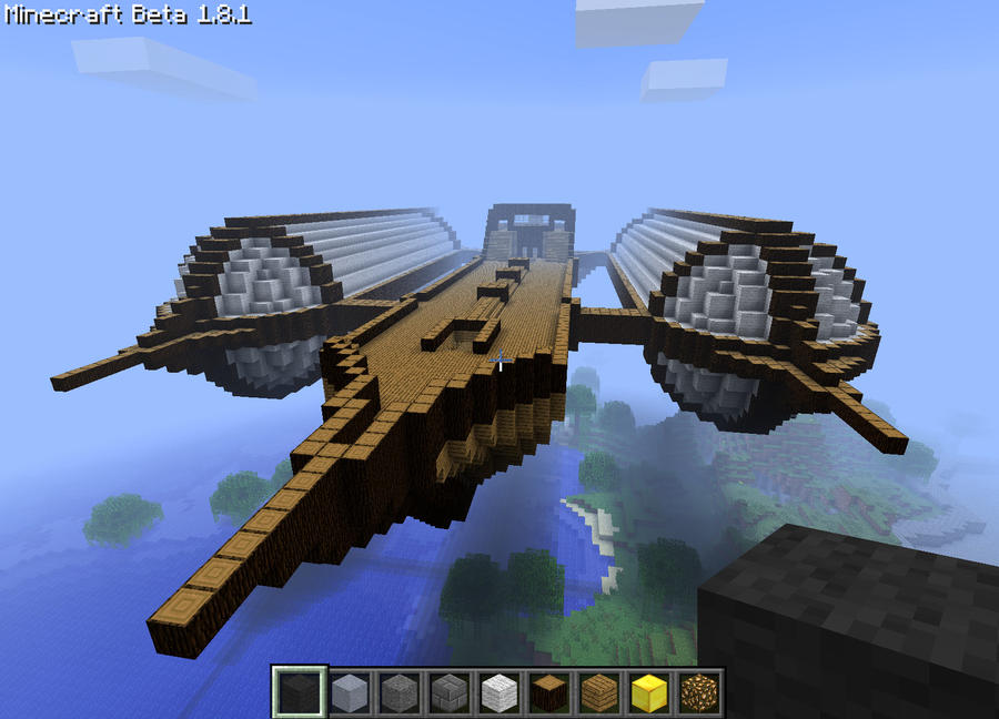 Minecraft: Airship by Feral-Ocelot on DeviantArt