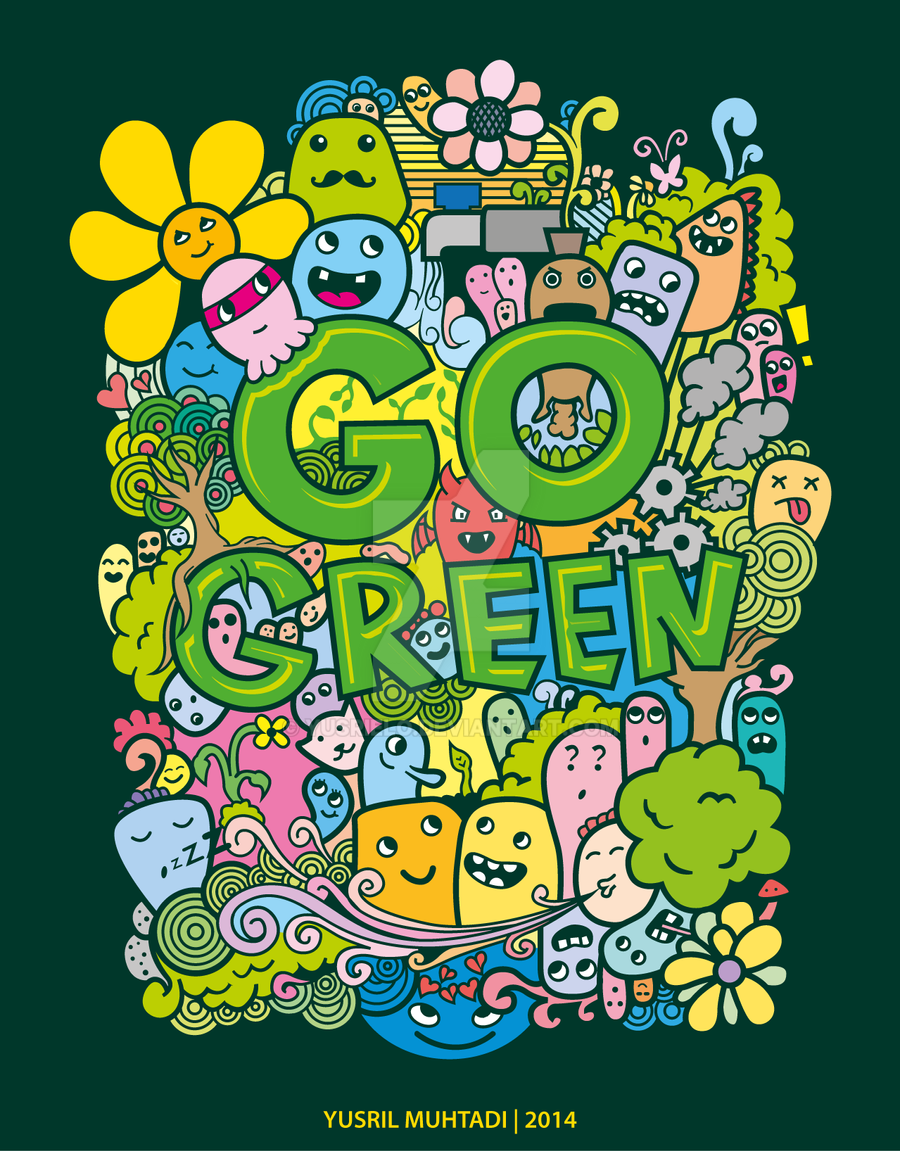 Go Green Doodle By Yusrielo On DeviantArt