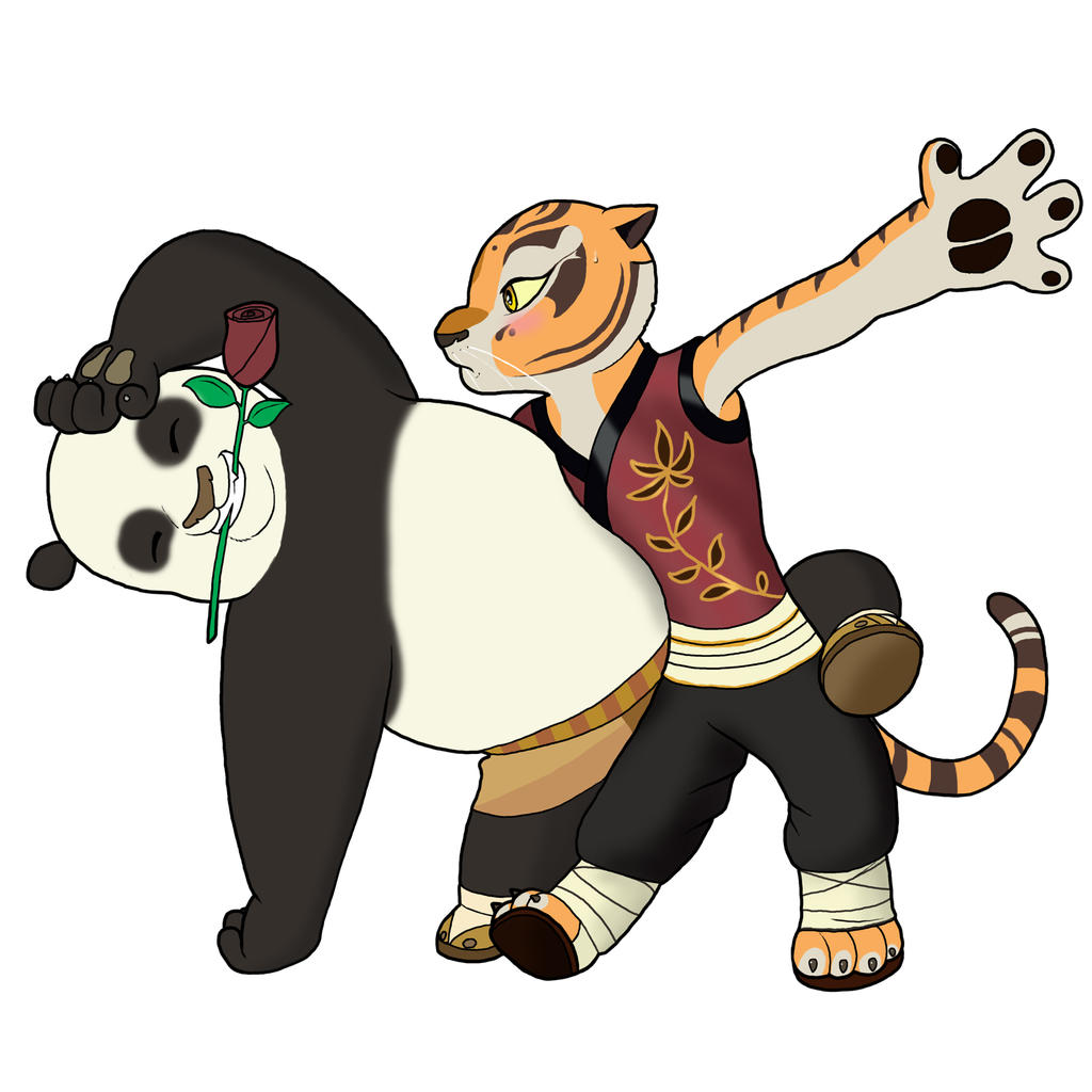 baby po and tigress by nymeriadire on DeviantArt