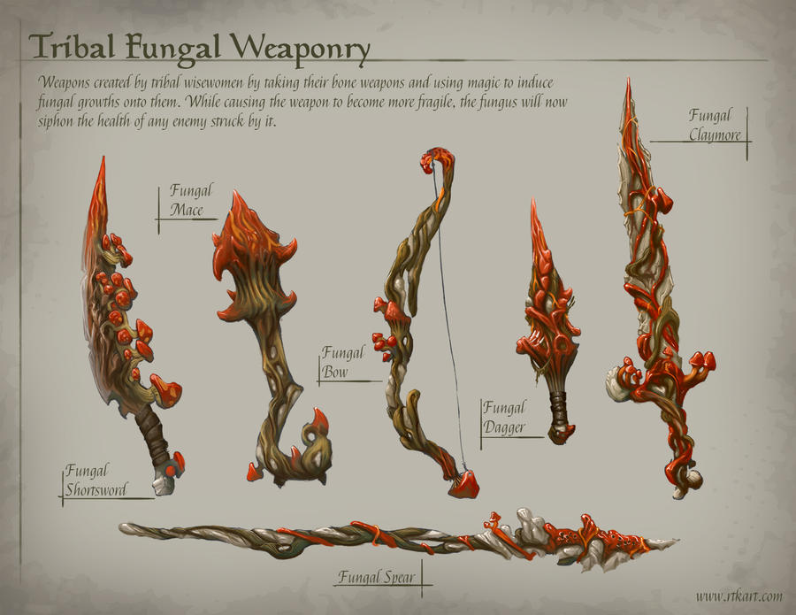Tribal Fungal Weaponry