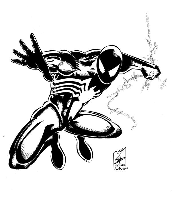 Black Suit Spiderman by Armyghy on DeviantArt