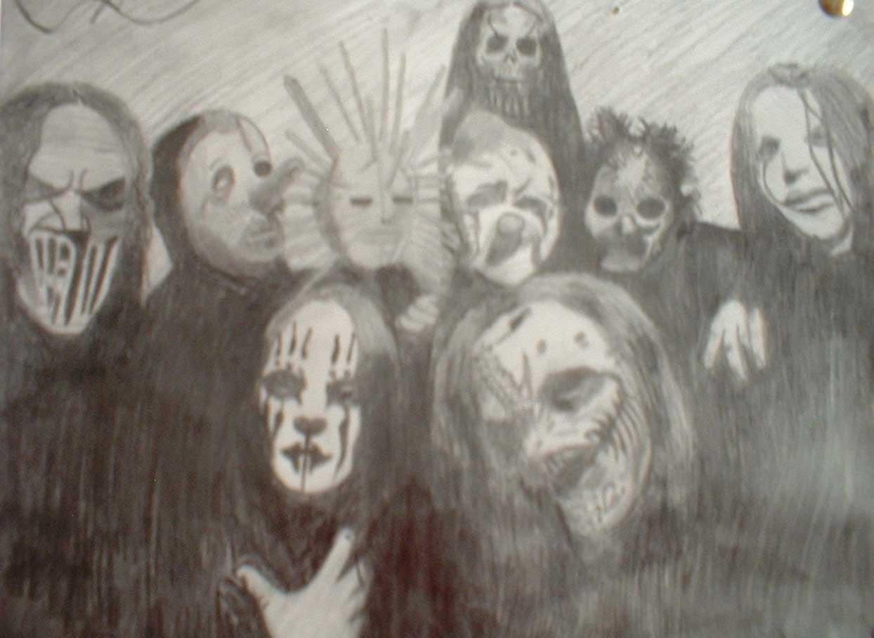 Slipknot sketch by ThE--GriM--ReApEr on DeviantArt