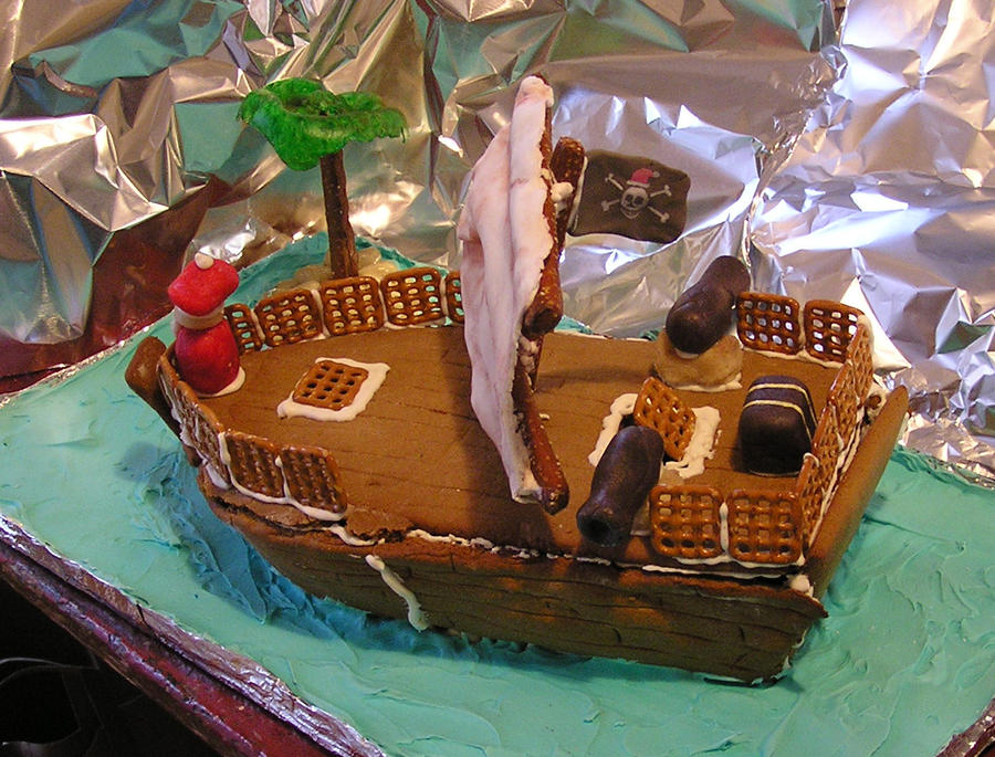 Gingerbread Boat Template