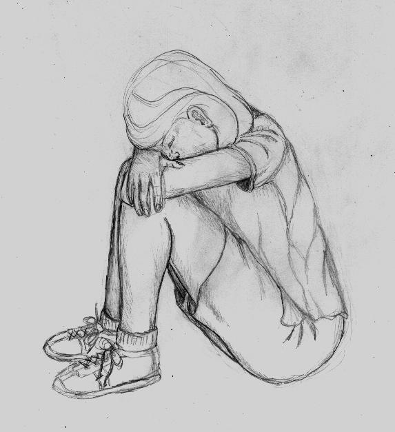 crying girl sketch by jadisofeternity on DeviantArt