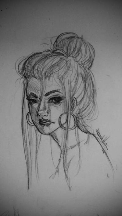 Sadness Sketch by ShoxFire on DeviantArt