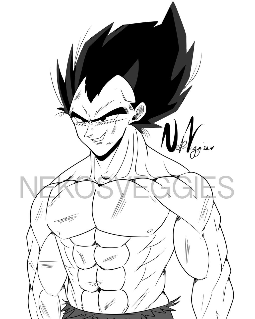 Super Sayan Goku 2 Lineart by BrusselTheSaiyan.deviantart 