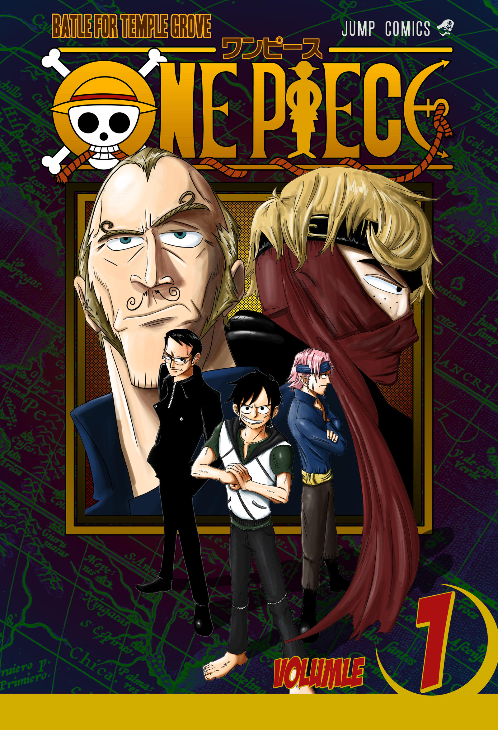 One Piece Fan Manga: Volume 1 Cover by vonmatrix5000 on DeviantArt
