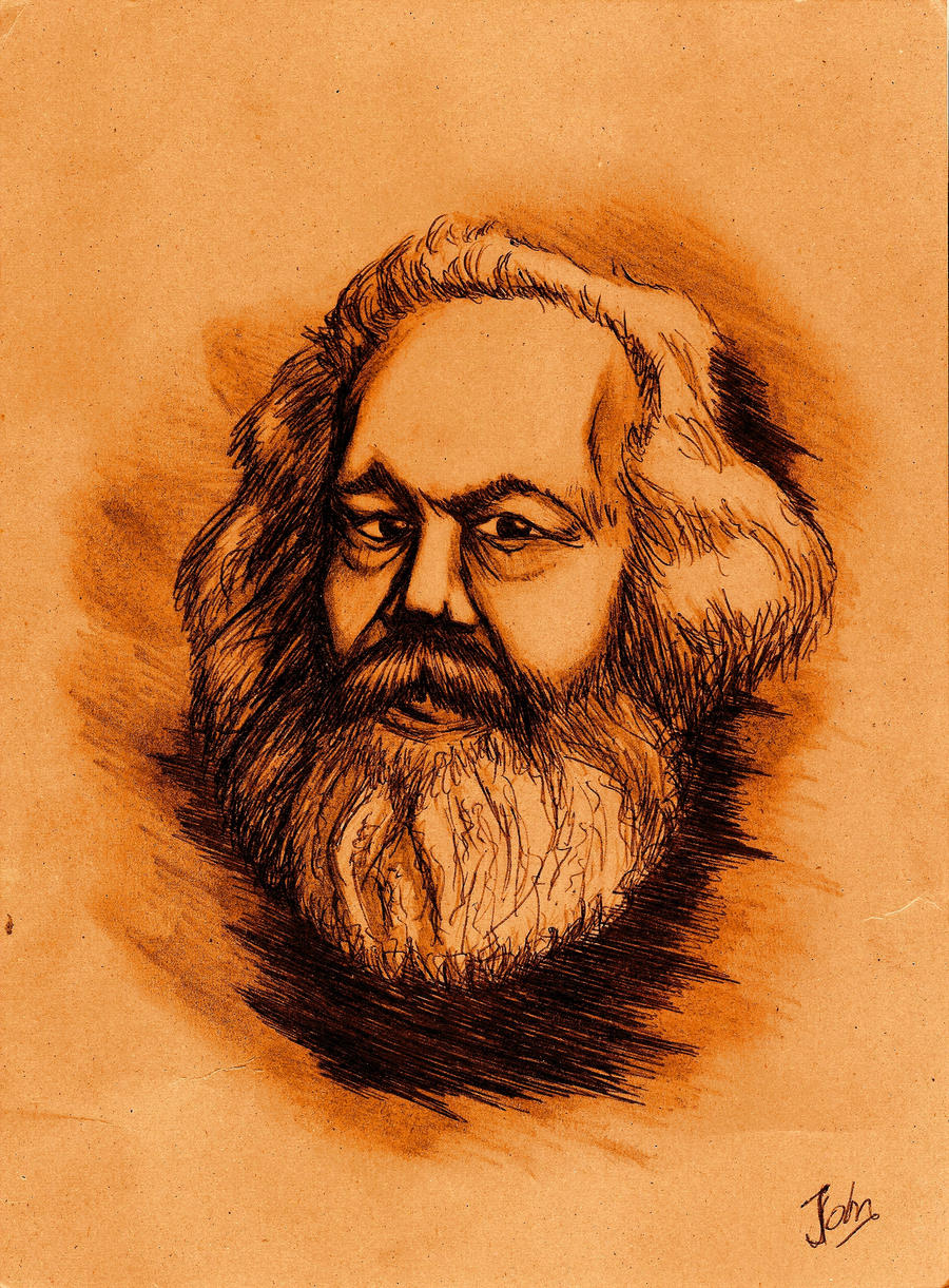 Karl Marx by BenJogan on DeviantArt