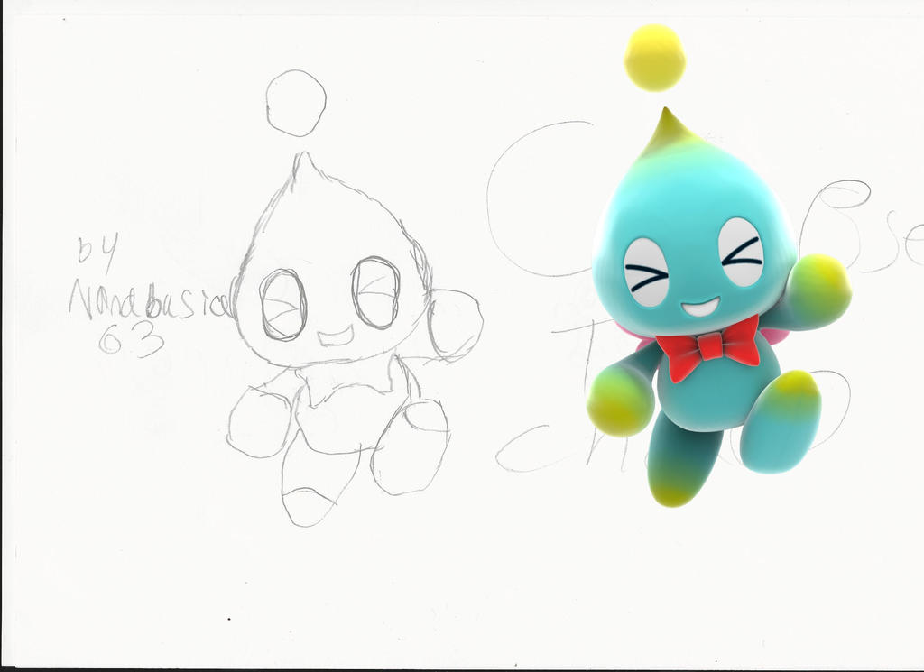 My Cheese The Chao Drawing by nanabusia63 on DeviantArt