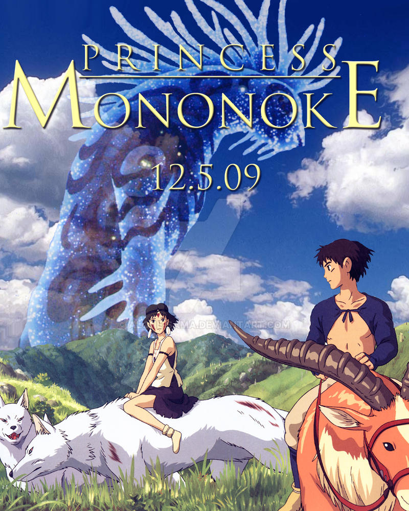 princess mononoke movie poster by Alone-Sama on DeviantArt