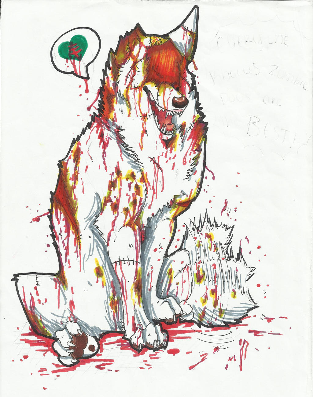 Zombie Dog by bandywolfie on DeviantArt