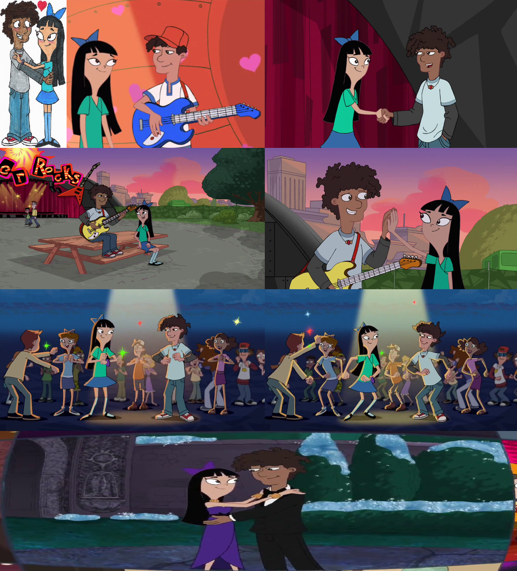 Stacy And Coltrane Couple Of Phineas And Ferb By