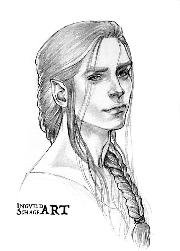 Silmarillion - Young Feanor by IngvildSchageArt on DeviantArt
