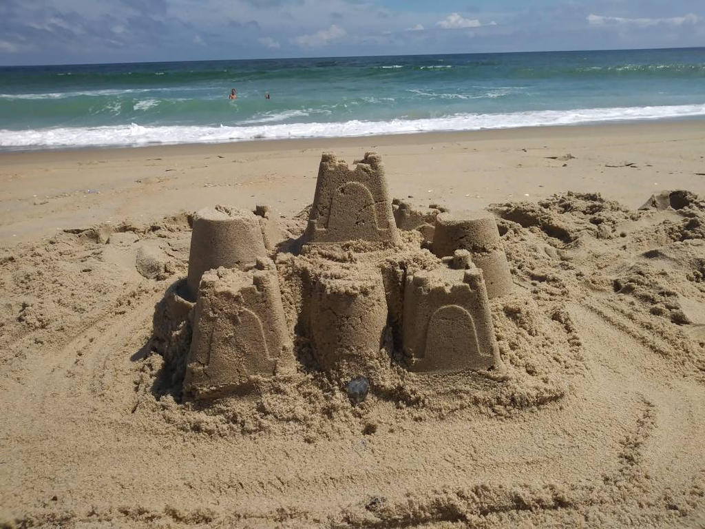 beach sand castle by WesleyAbram on DeviantArt