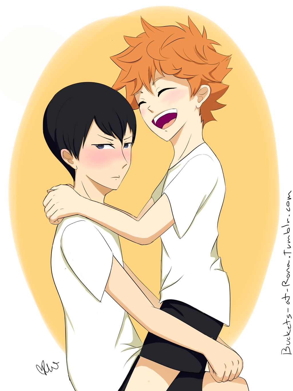 wimp☀️ — kagehina whisper challenge~! link to the video