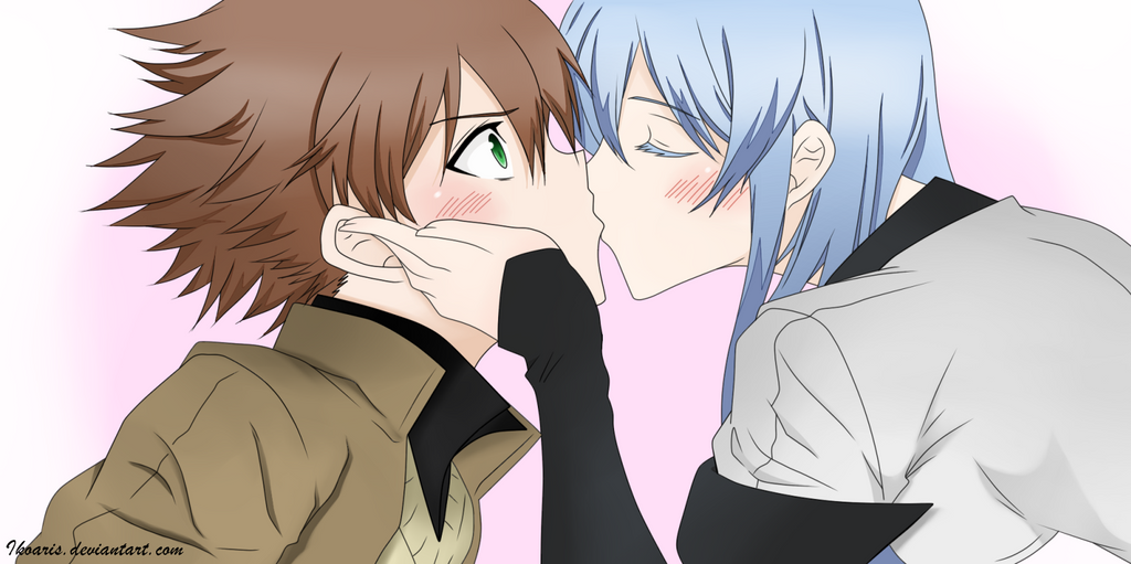 Tatsumi and Esdeath Second Kiss by IkoAris on DeviantArt