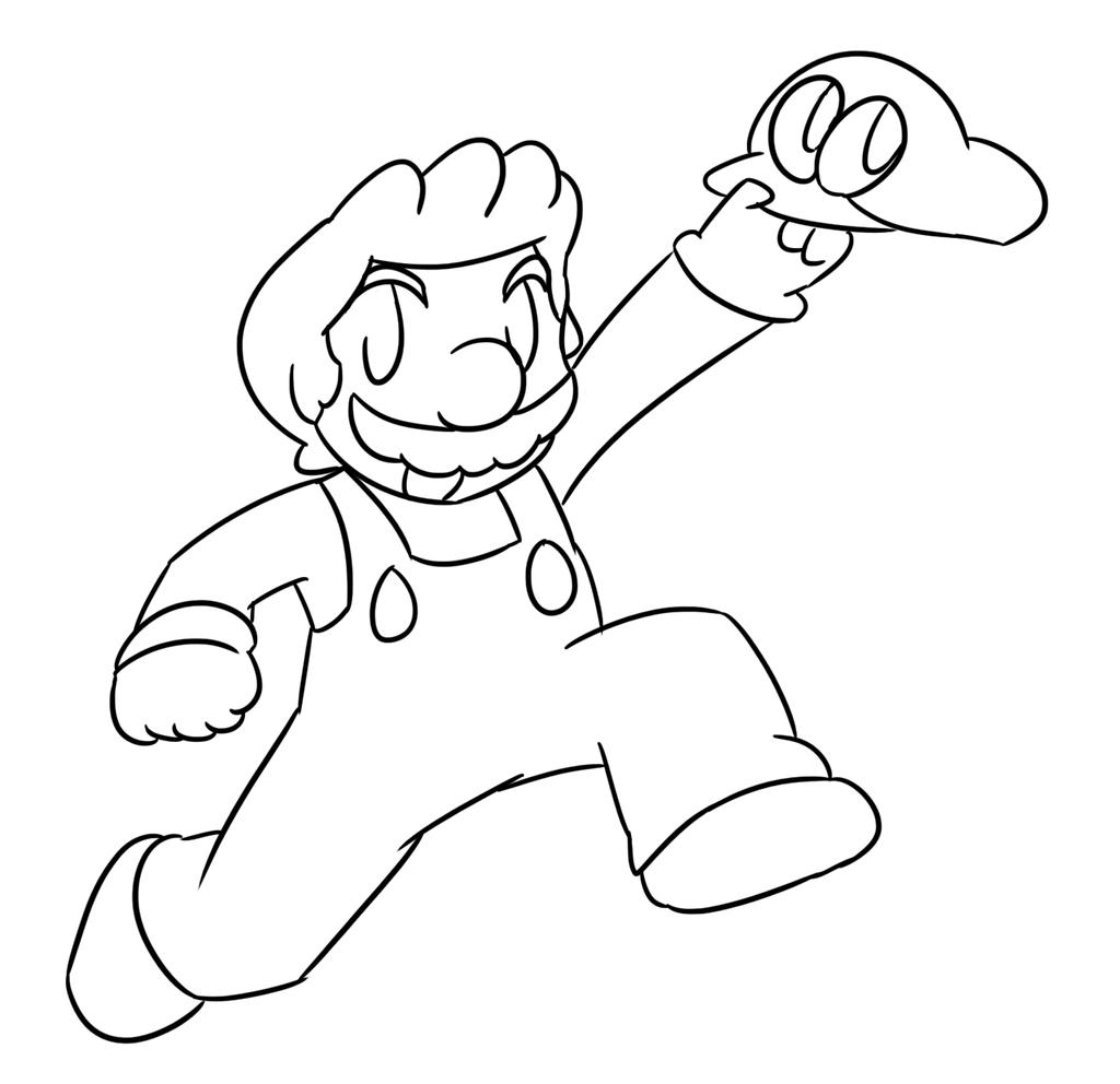 Super Mario Odyssey :Lineart: by Xero-J on DeviantArt