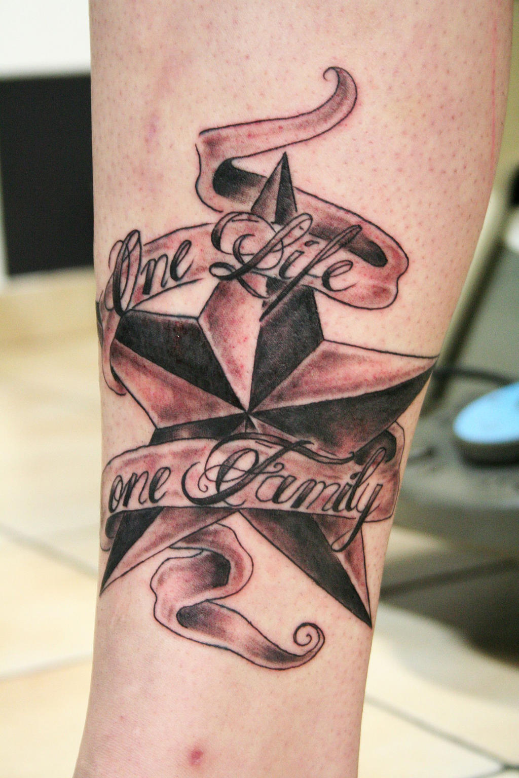 Nautic Star Letter Sign Tattoo by 2Face-Tattoo on DeviantArt