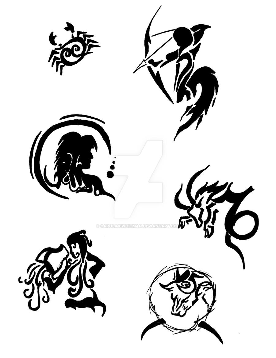 Zodiac Tattoo Designs by CarolineWhitman on DeviantArt