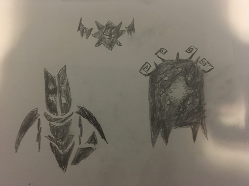 Some shadow monsters I came up with.