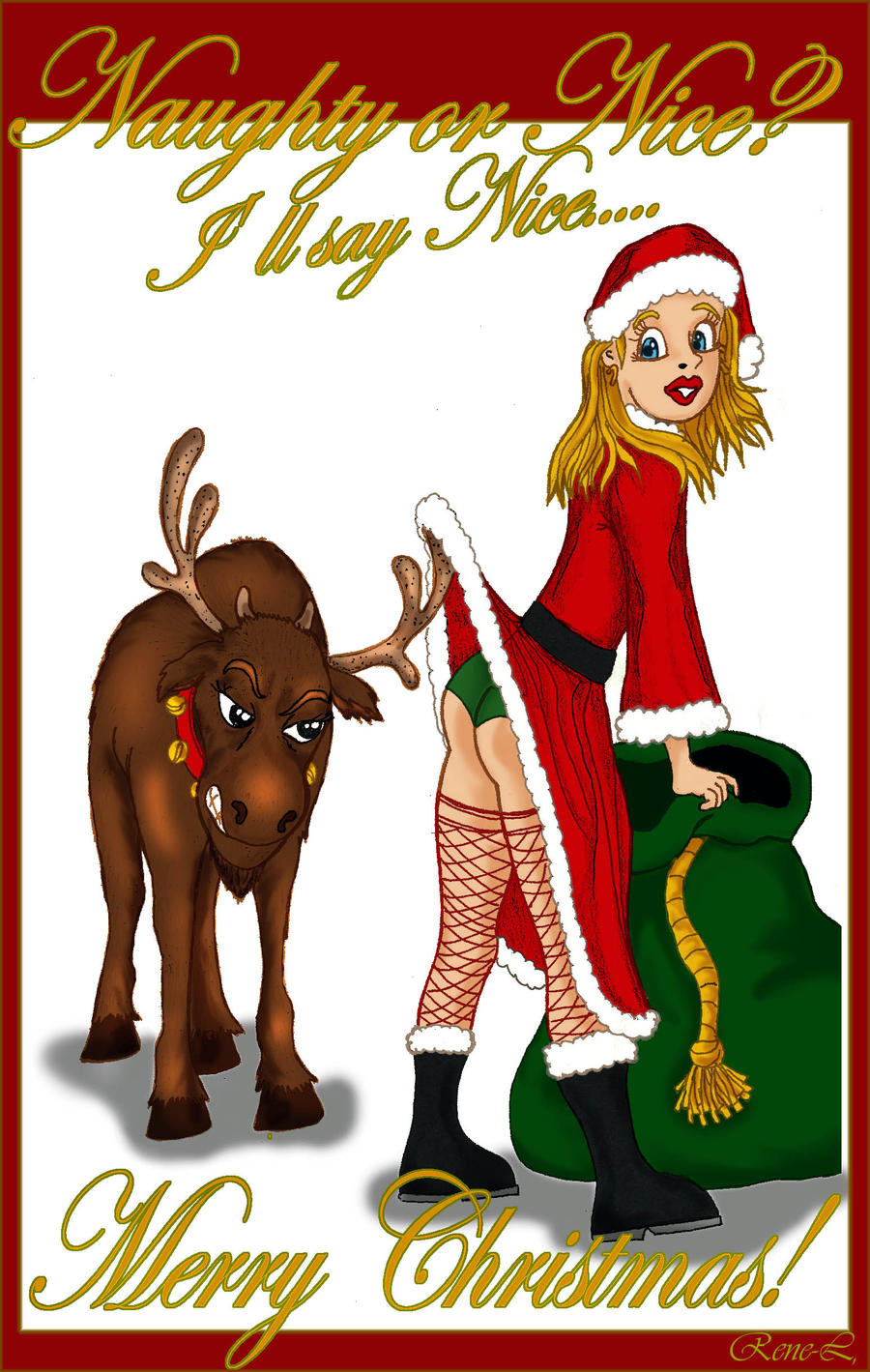 Naughty or Nice MERRY CHRISTMAS 2011 by Rene-L on DeviantArt