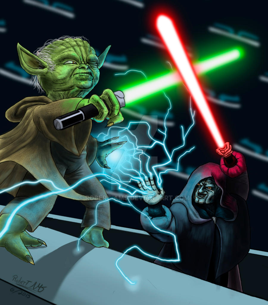 Yoda vs The Emperor - Star Wars by Robert-ams on DeviantArt