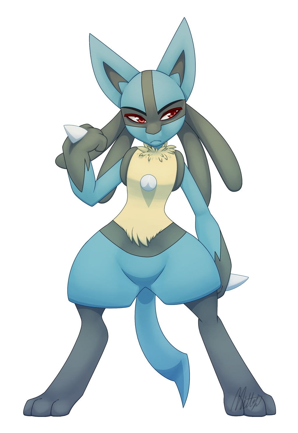 lucario by Mittz-The-Trash-Lord on DeviantArt