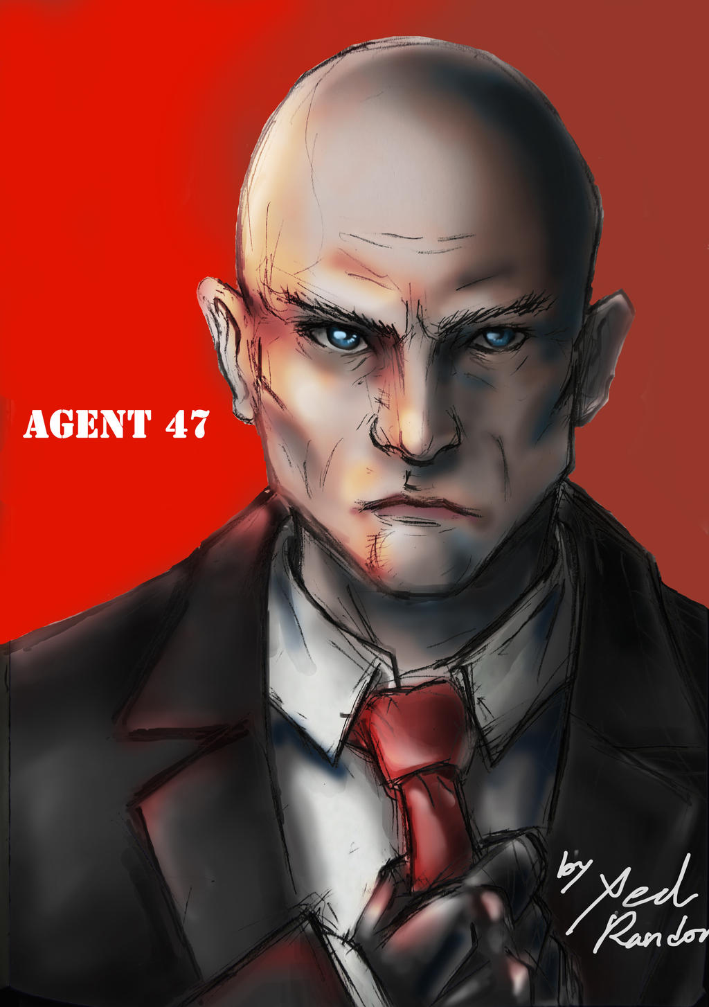 My fanart of Agent 47 : HiTMAN