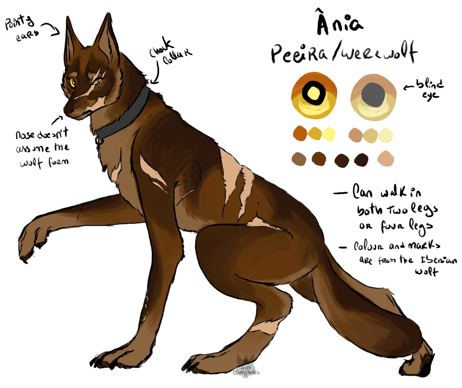 [ELNCL] Ania werewolf reference by DSerpente on DeviantArt