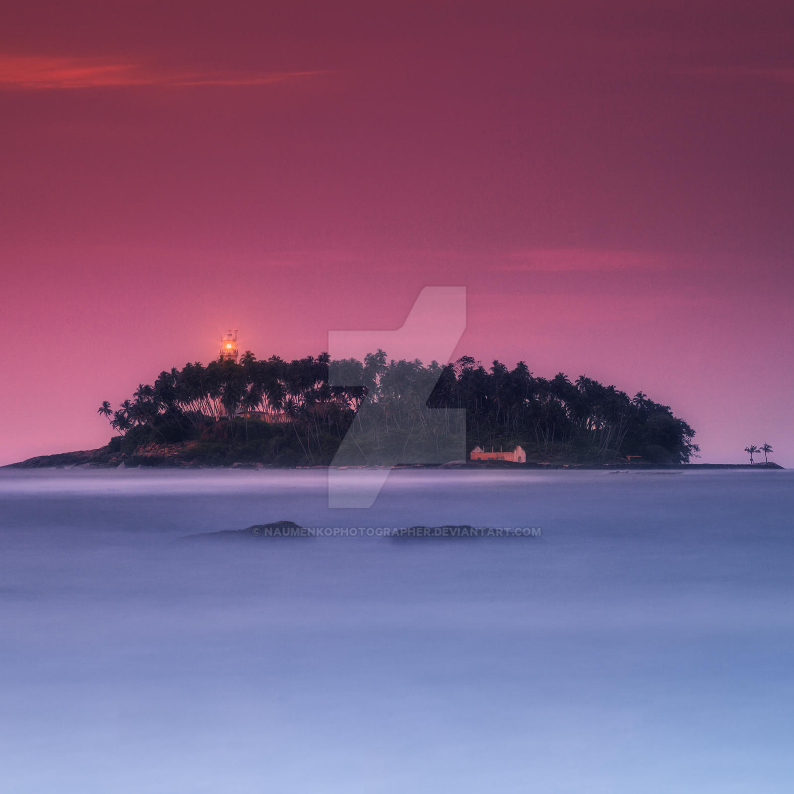 Lighthouse on an island Barberun by naumenkophotographer on DeviantArt