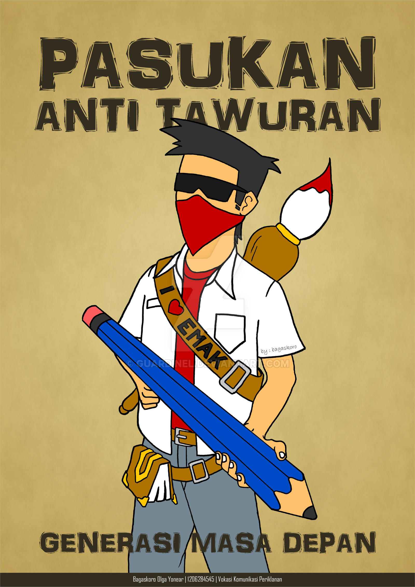 Gambar Poster Anti Tawuran Guardinel Deviantart Gambar Di Rebanas
