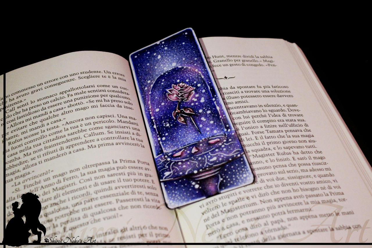 The Beauty and The Beast Bookmark by ShiroiNekosArt on DeviantArt