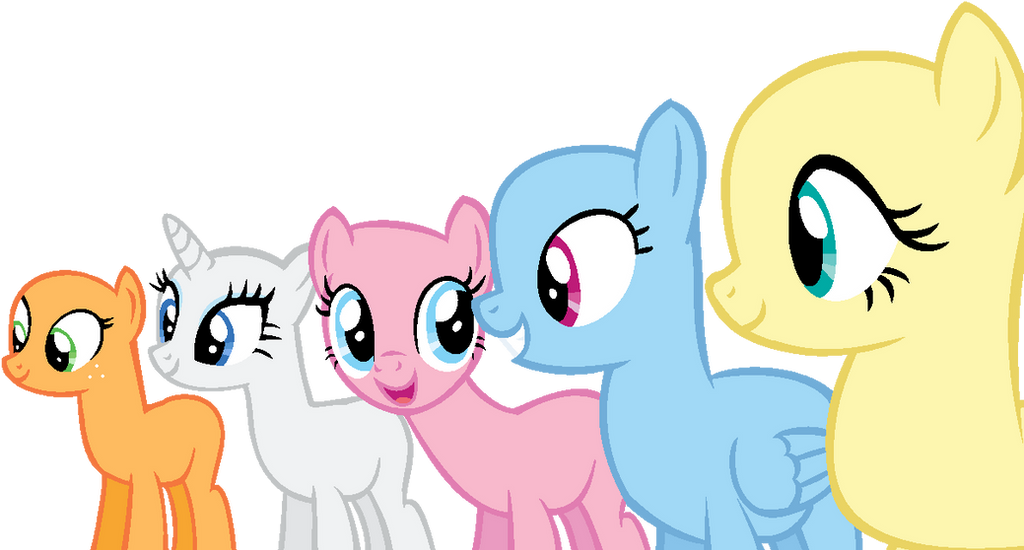 mlp_base__mane_5___5_ponies___7__requested__by_beckychelsea_bases dblkw53